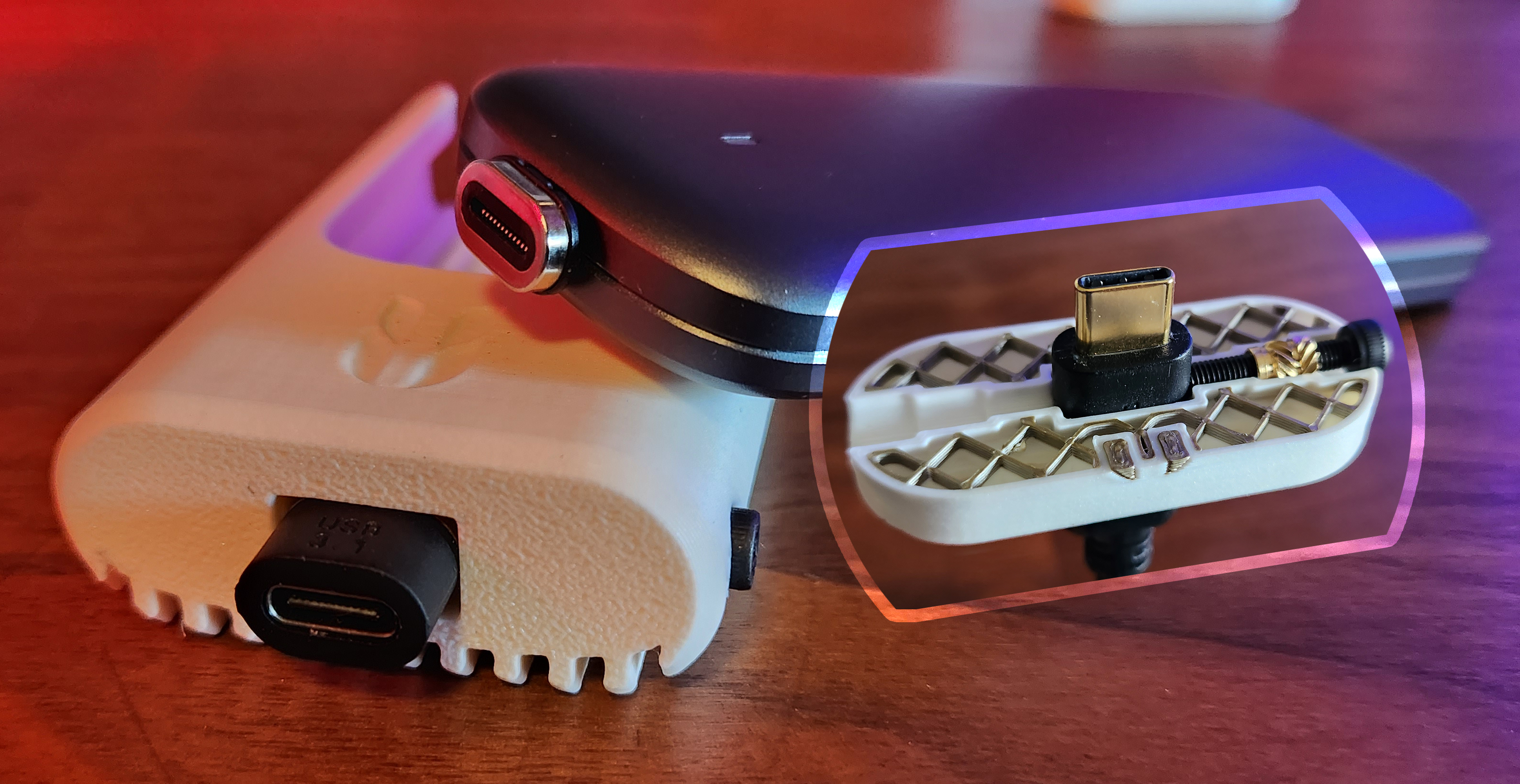Magnetic SSD dock