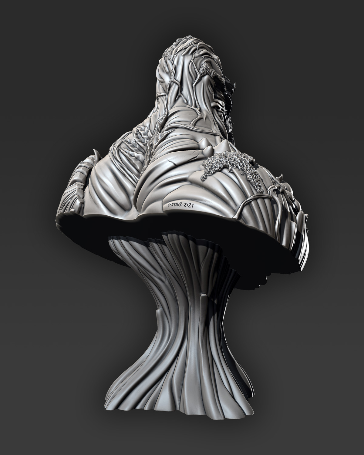 Swamp Thing Bust by Eastman | Download free STL model | Printables.com