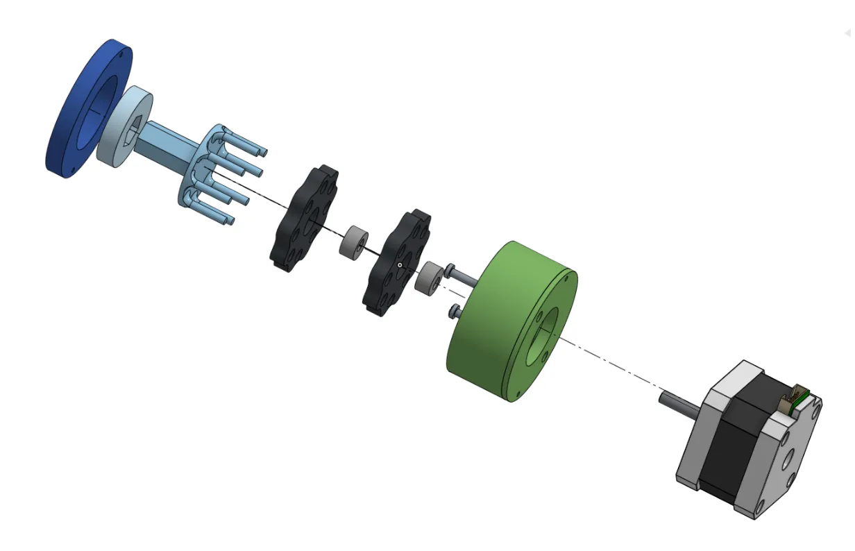 9:1 3D Printed Cycloidal Drive Gearbox for NEMA 17 by 2539901