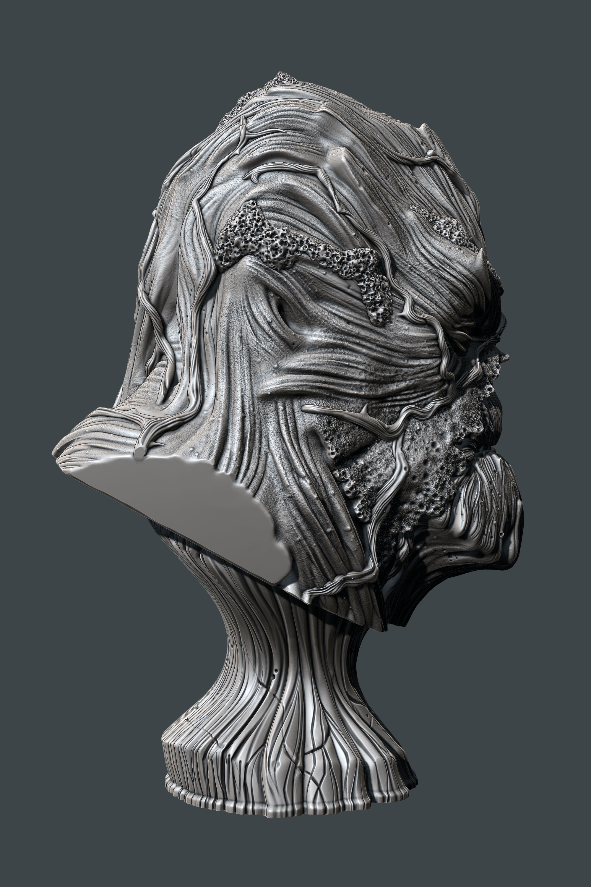 Swamp Thing (Detailed Head) Bust by Eastman | Download free STL model ...