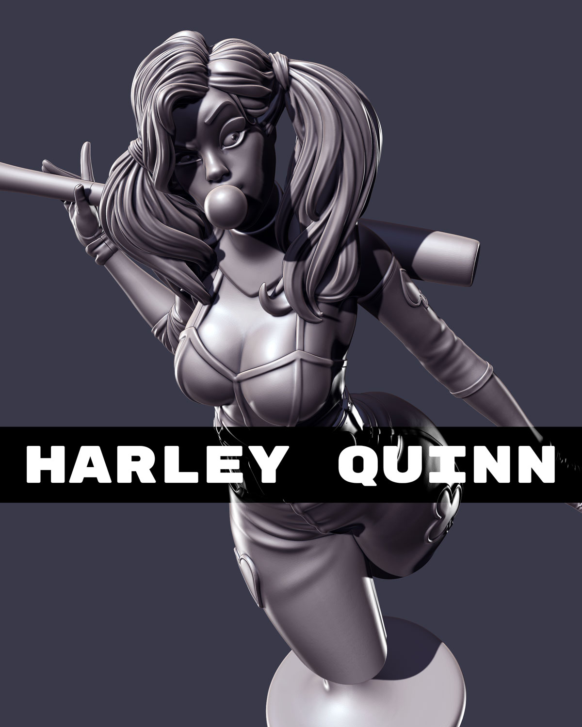 Harley Quinn Bust By Eastman Download Free Stl Model