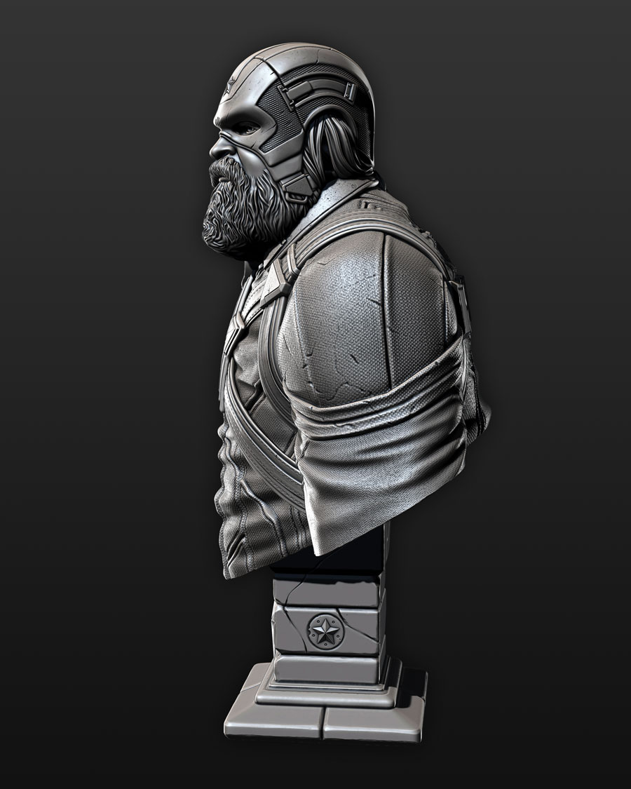 Red Guardian Bust by Eastman | Printables Store