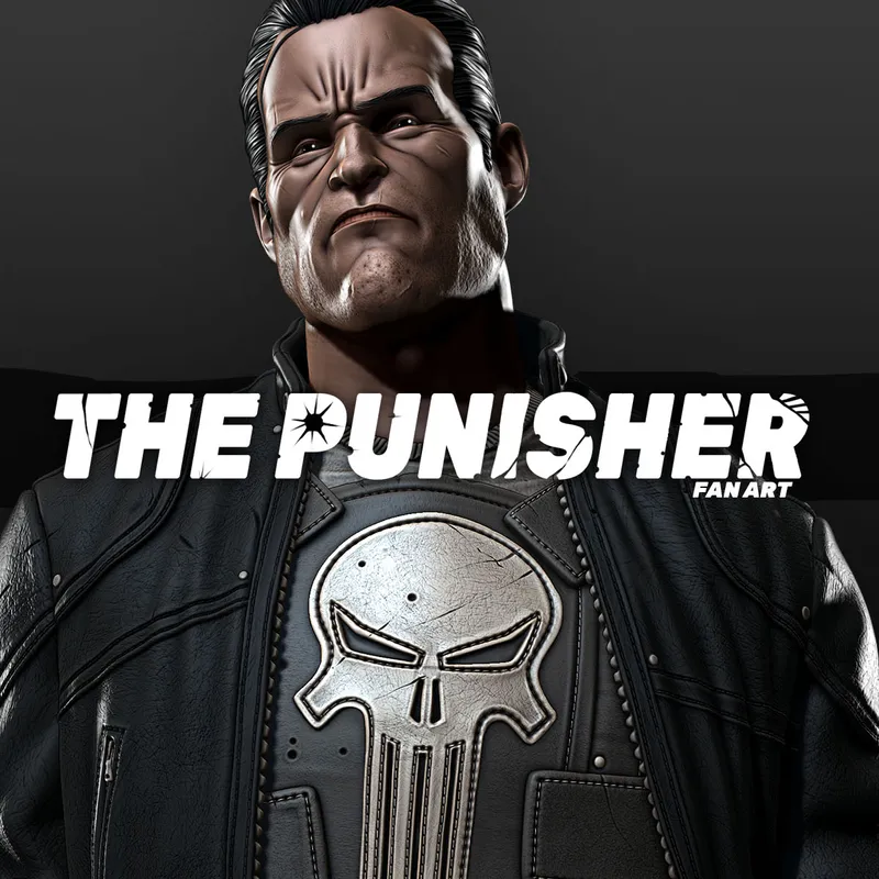 The Punisher Bust par Eastman Boutique Printables