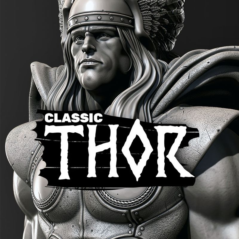Thor　フォトサイン Classic Thor Bust by Eastman | Download STL model