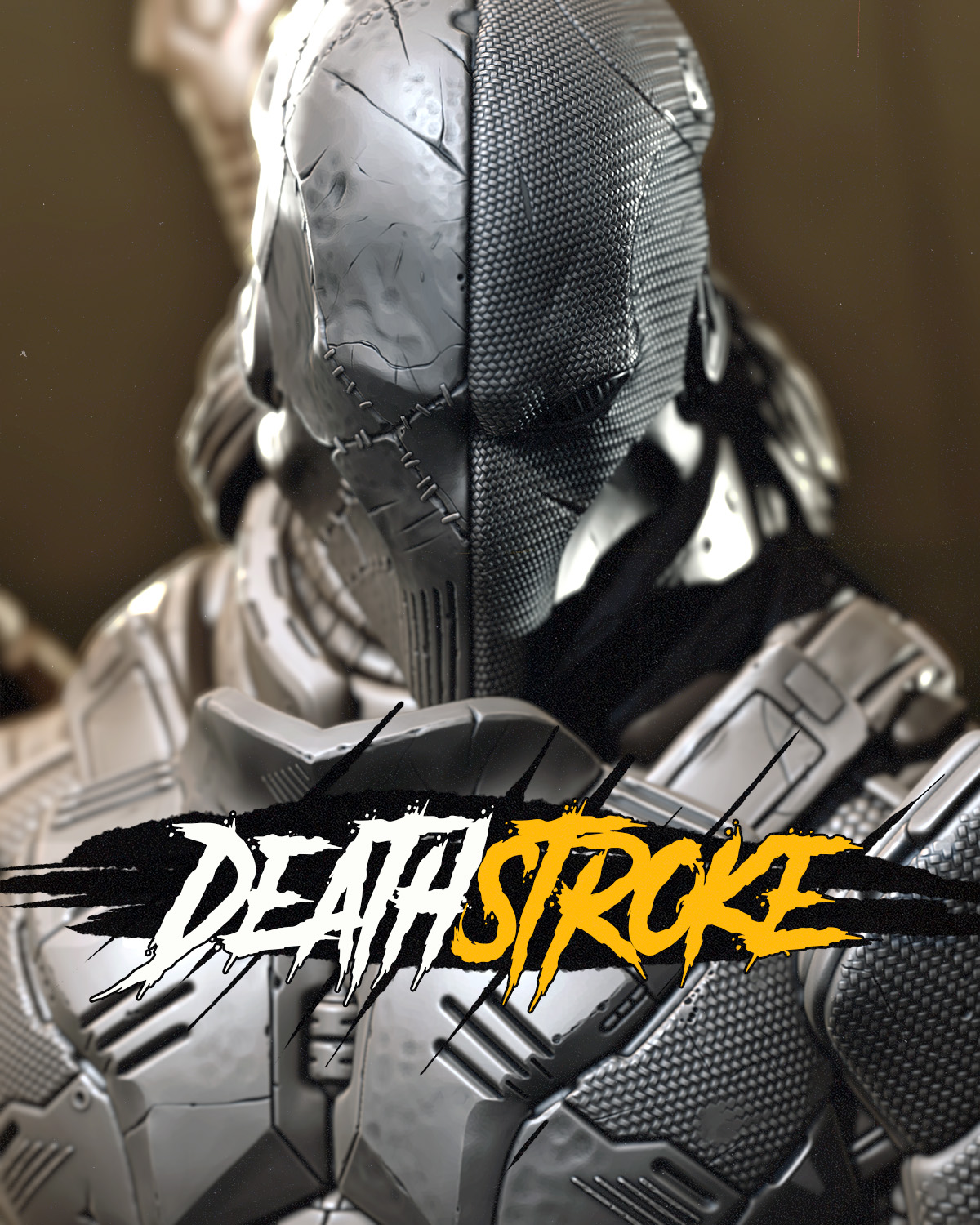 Deathstroke Bust (pre-supported)
