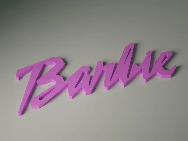 Barbie Logo Low Poly