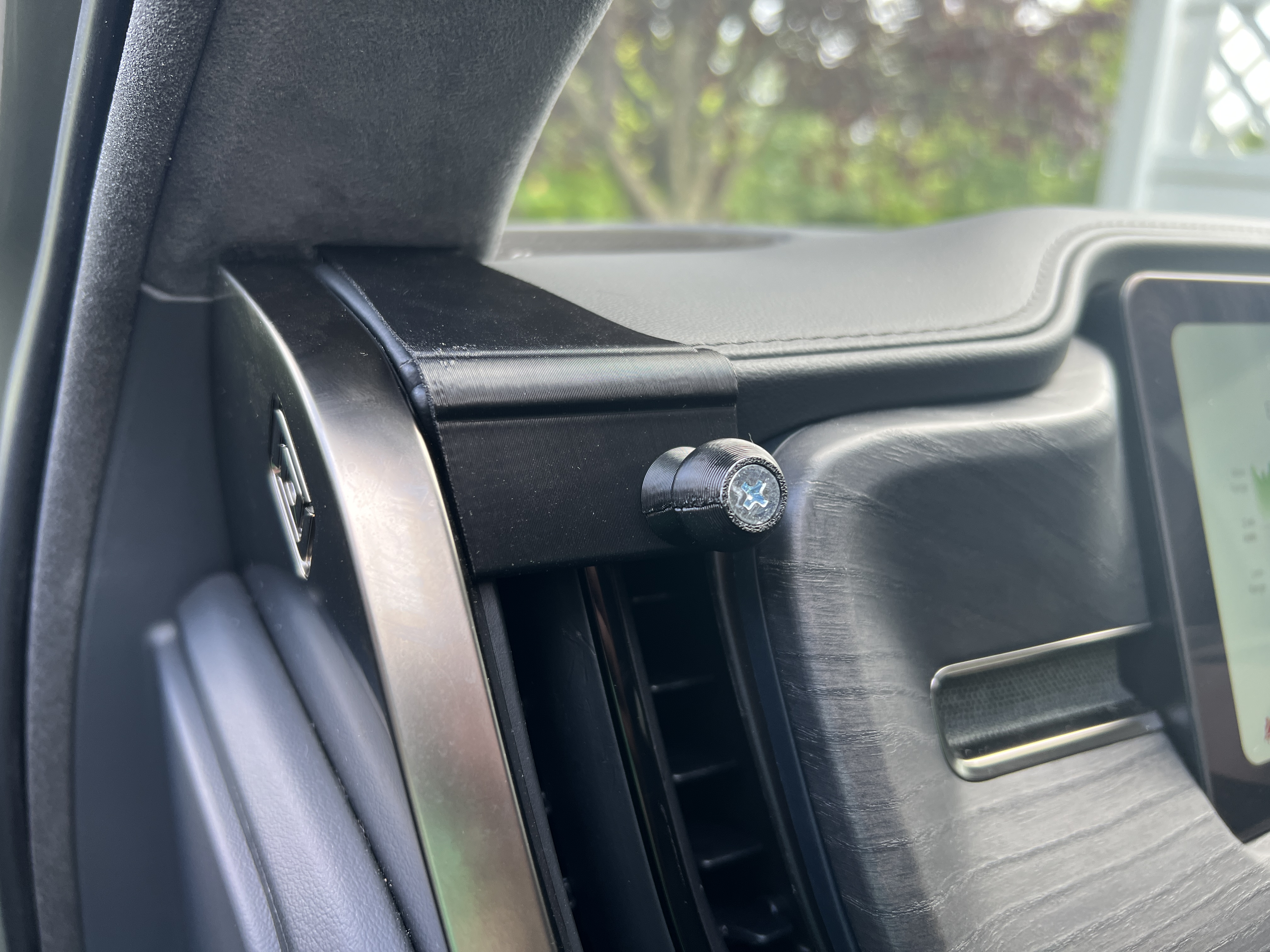 OpenSourceEV Left Side Phone Ball Mount V2 for Rivian R1T & R1S