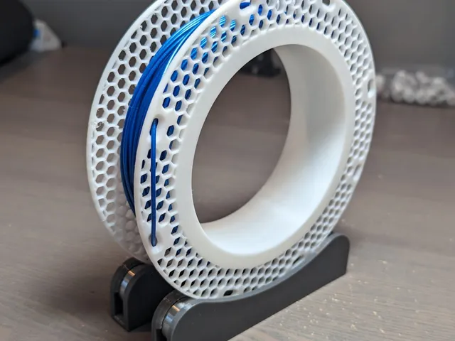 Small Roller Friendly Filament Spool (up to 200G) - with and without inner hole.