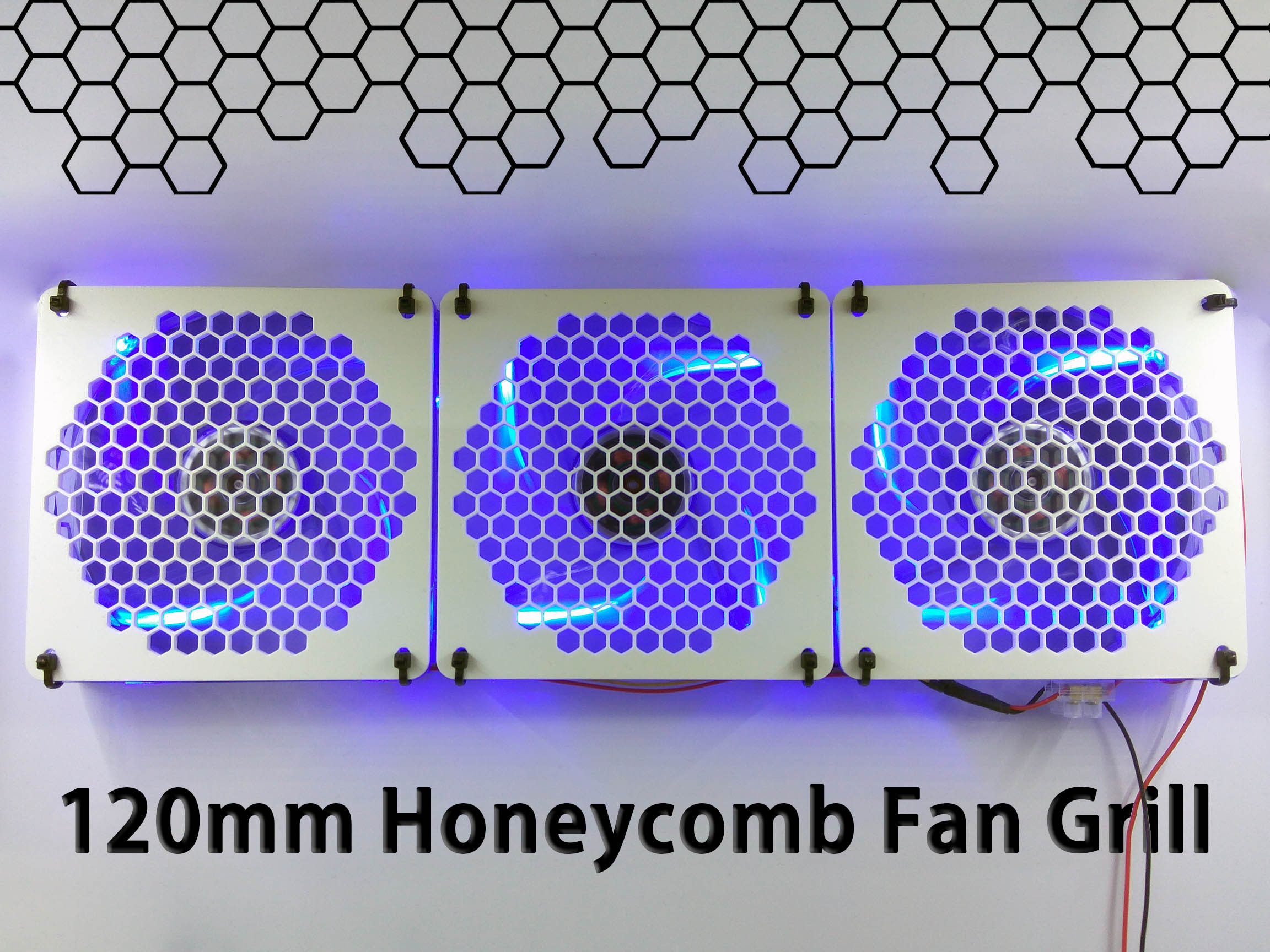 120mm Honeycomb Fan Grill