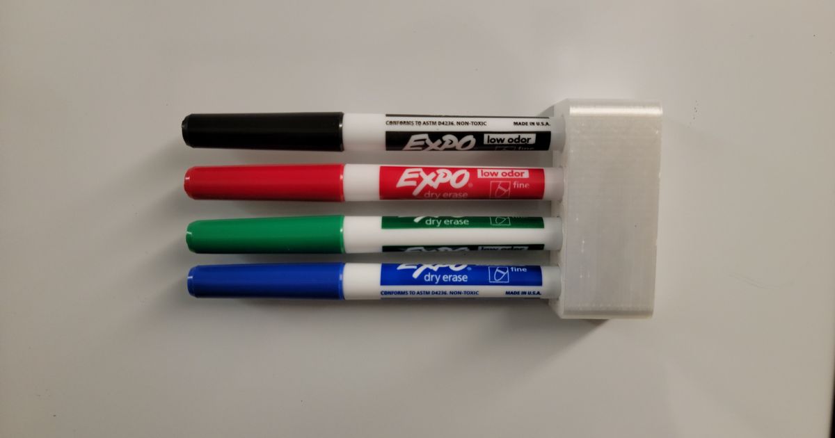 Small Expo Marker x4 Holder by Teegan Meyers Download free