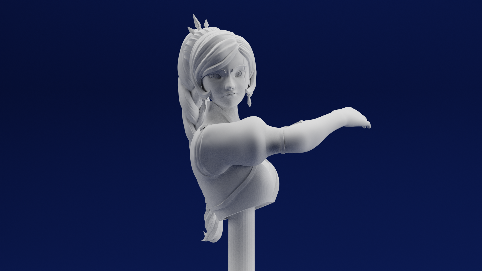 Angery Weiss Schnee Bust : FREEBIE FOR THE FANDOM | RWBY