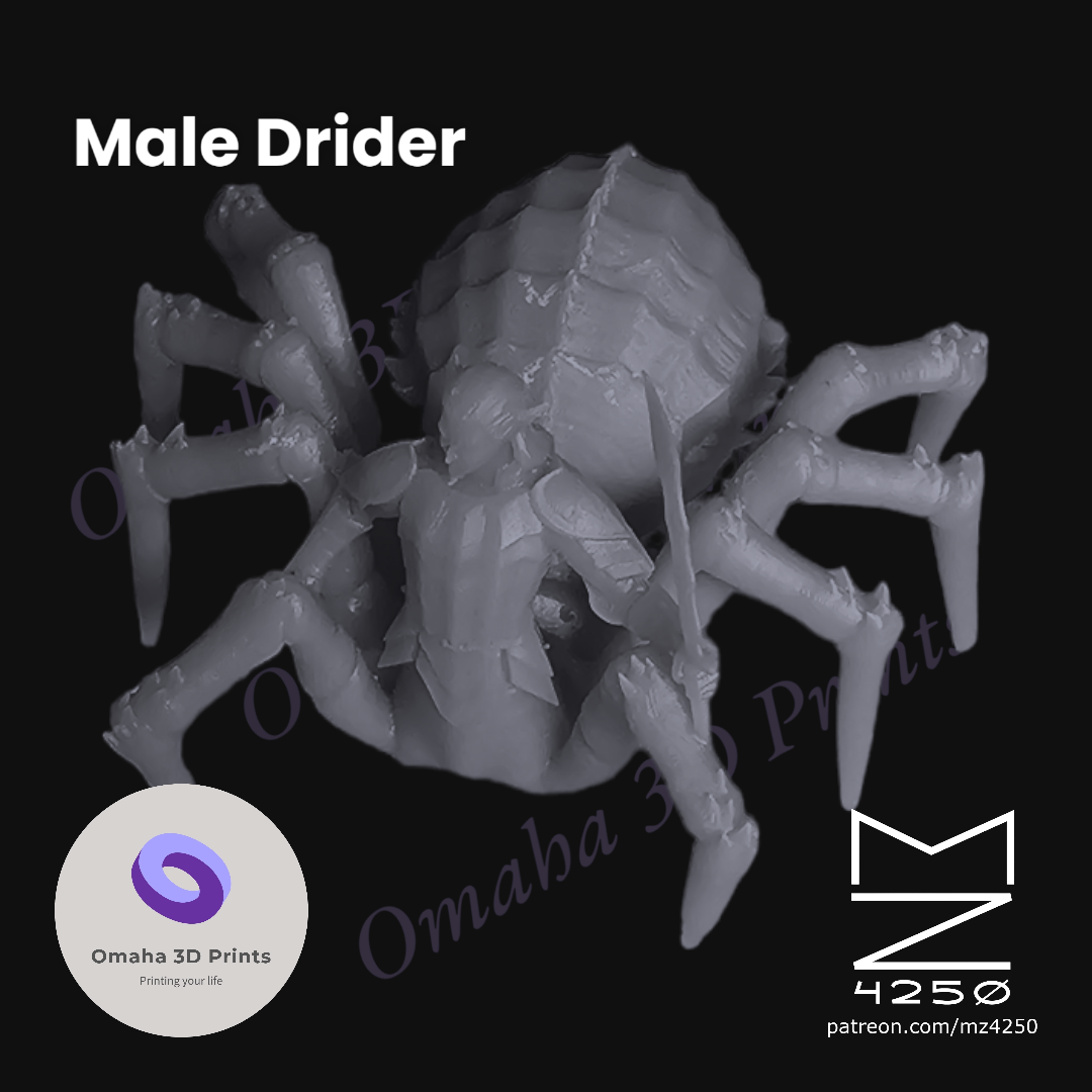 Drider Male Updated with Separate Base