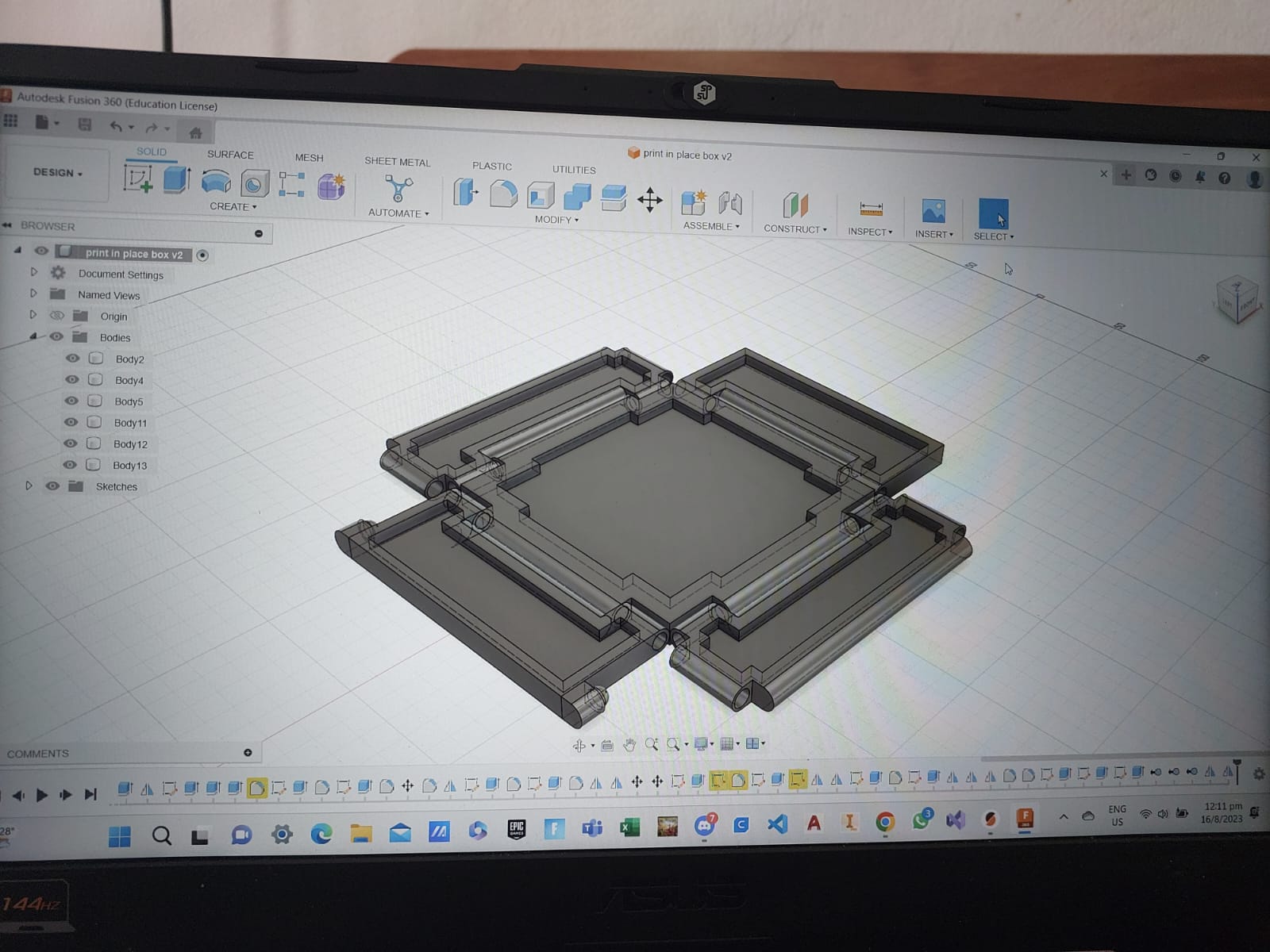 print in place box