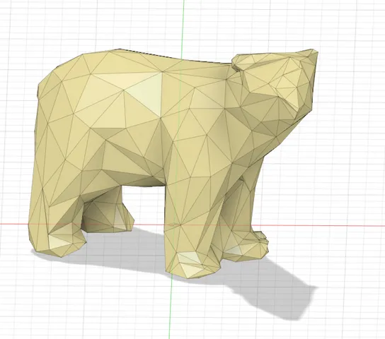 Low Poly Polar Bear