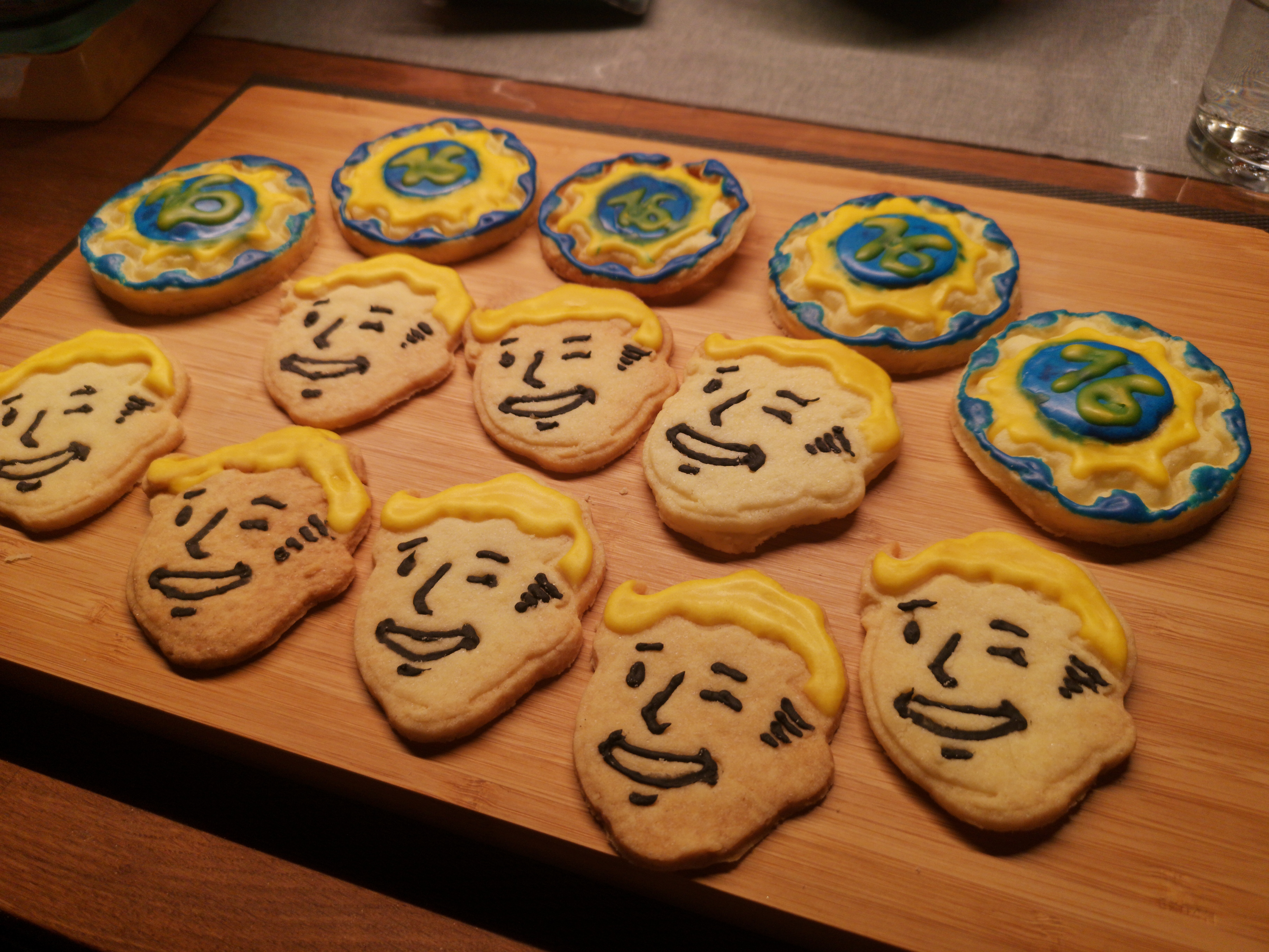 Fallout Vault Boy and Vault Door Cookie Cutter