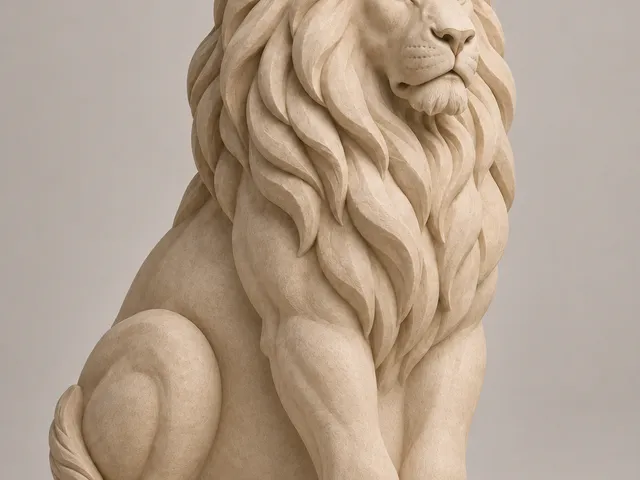 Majestic Lion Statue – Highly Detailed 3D Printable Sculpture STL