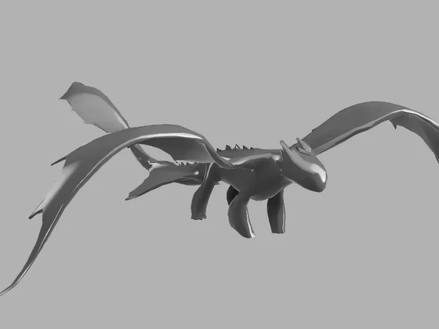Low Poly Toothless