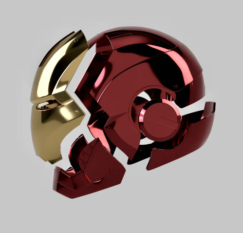 Iron Man Mk3 Helmet 3D model thumbnail