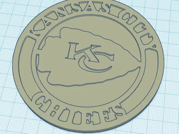 KC Chiefs Coaster