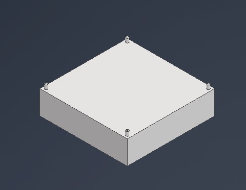 Miniatura 4 do modelo 3D Trophy Base for Name Plates