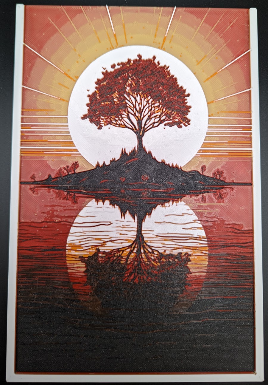 Sunset Island - HueForge