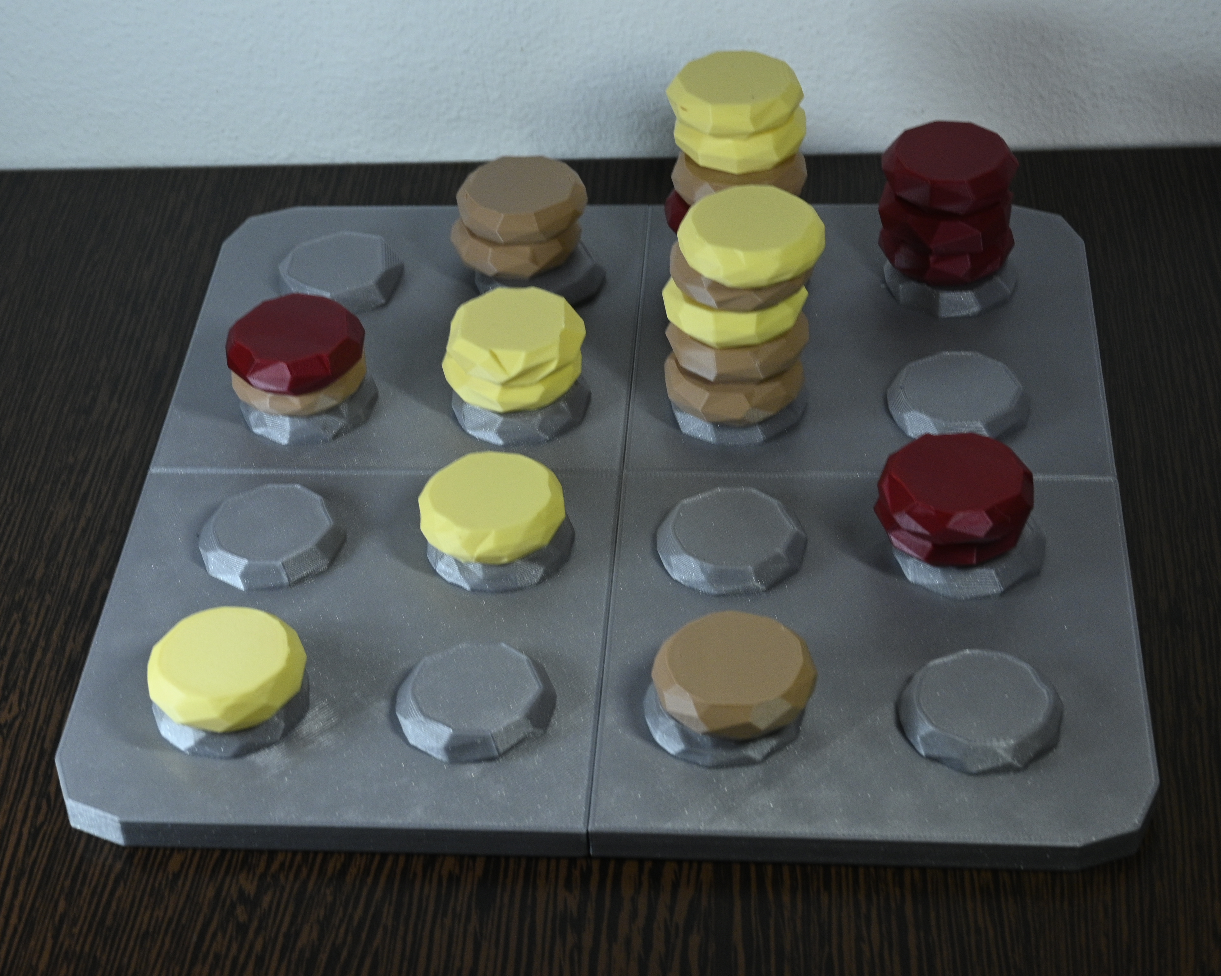 Stratstone - low poly board game