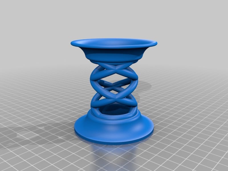 Spiral candle holder