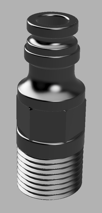 BSP Pipe Thread G-1/2" to Gardena Adapter