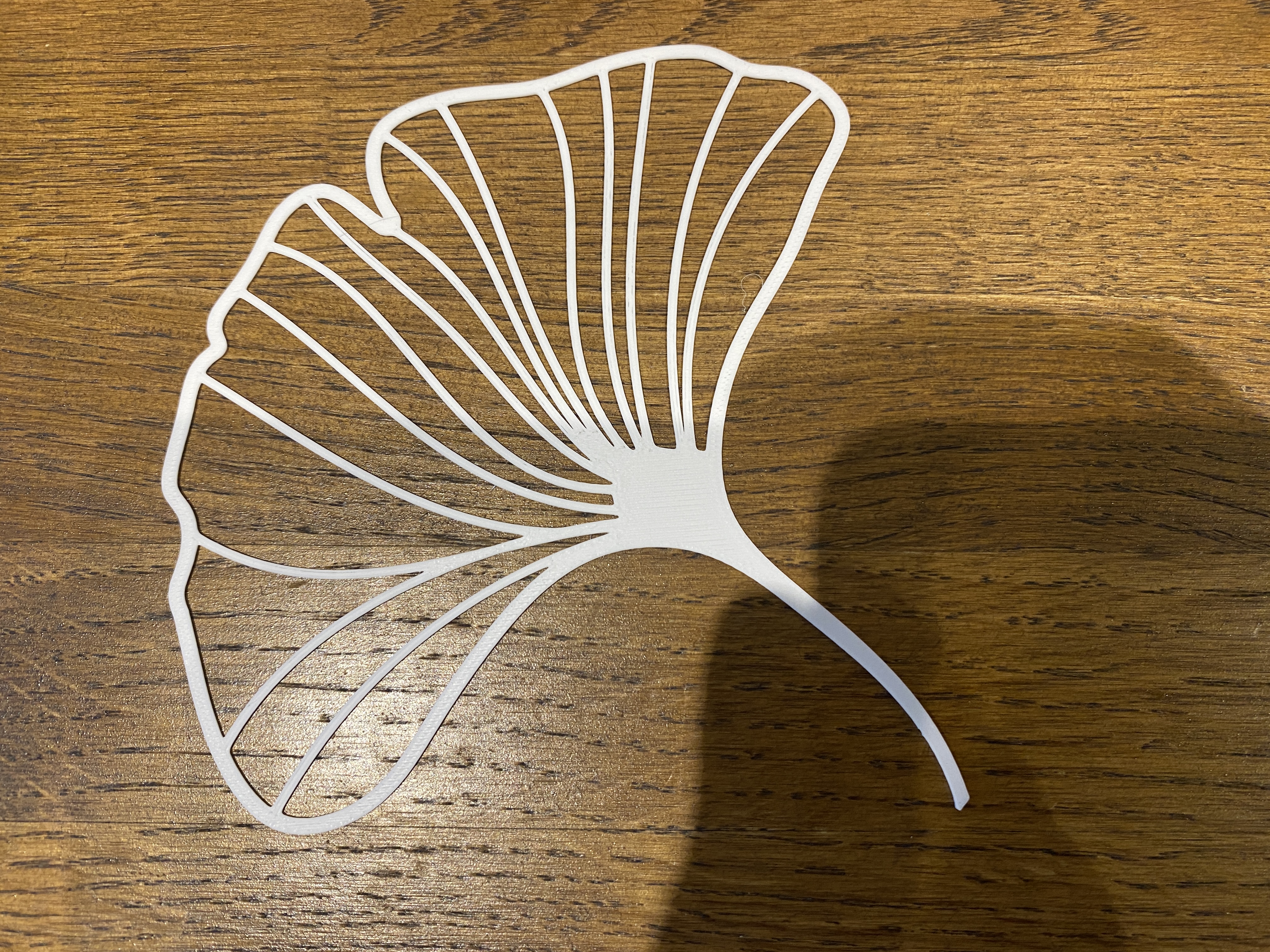 Ginkgo leaf stencil
