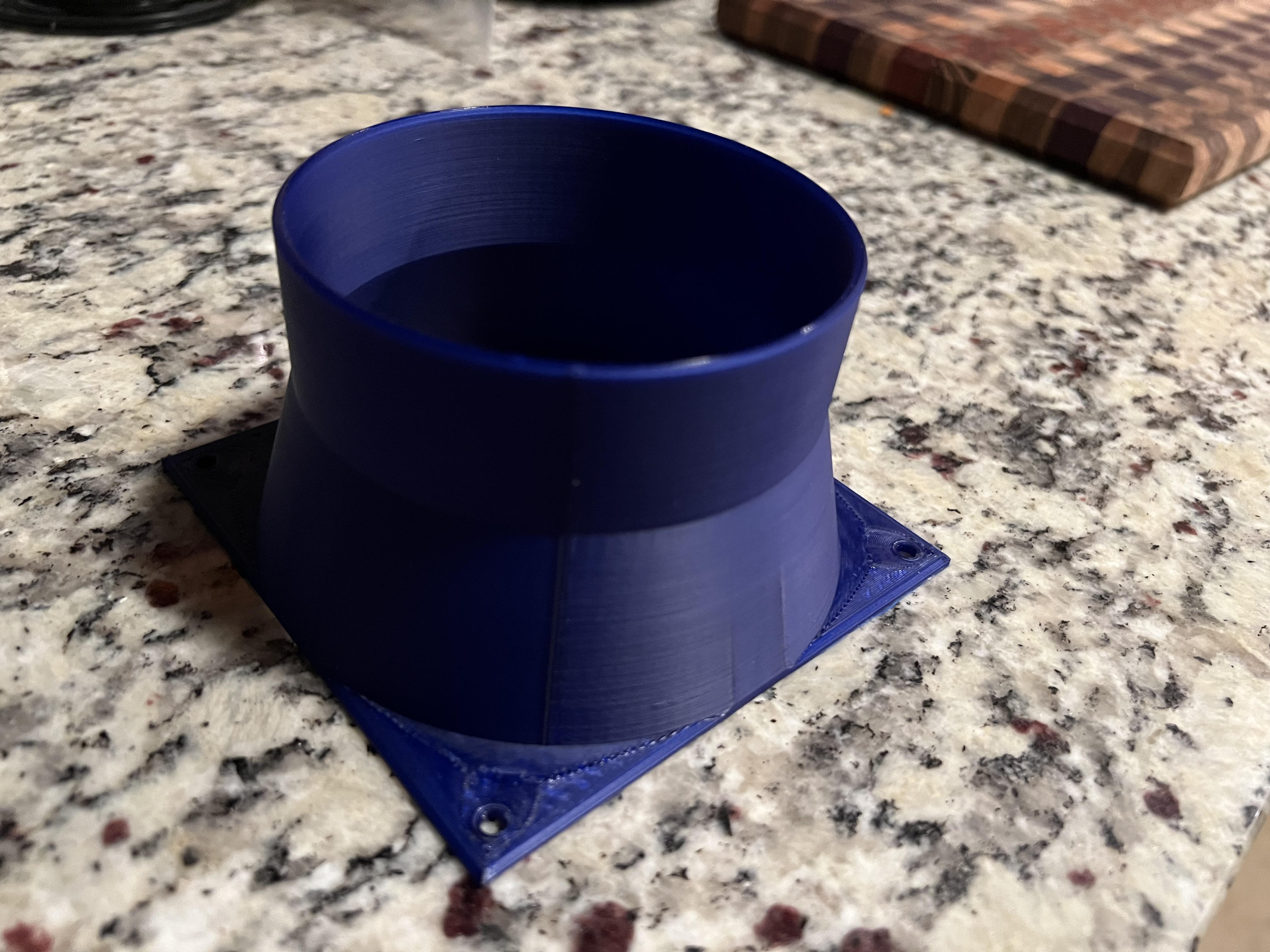 120mm Fan to 4in duct by Bonkadelic | Download free STL model ...