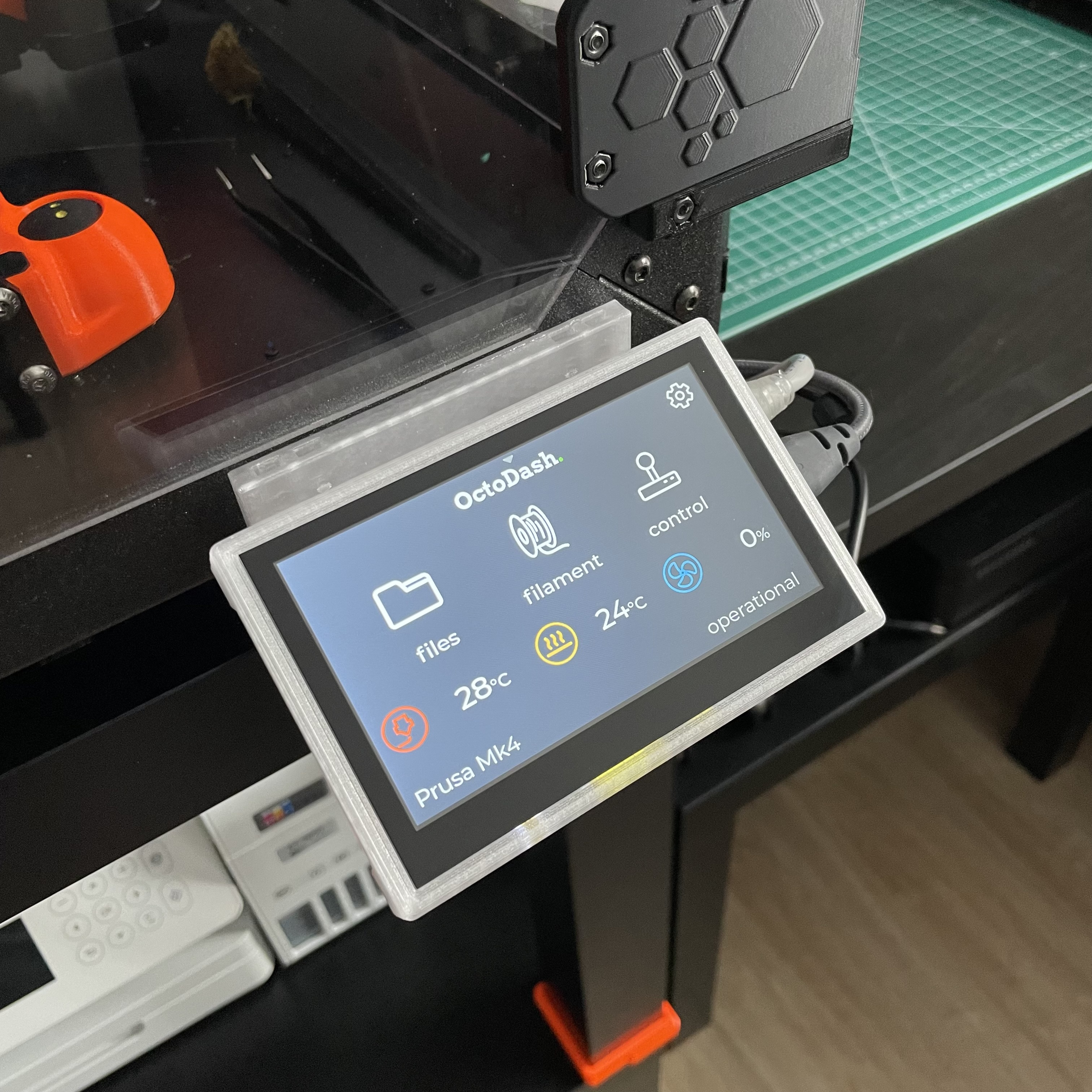 Original Prusa Enclosure BTT PI TFT43 DIP Case