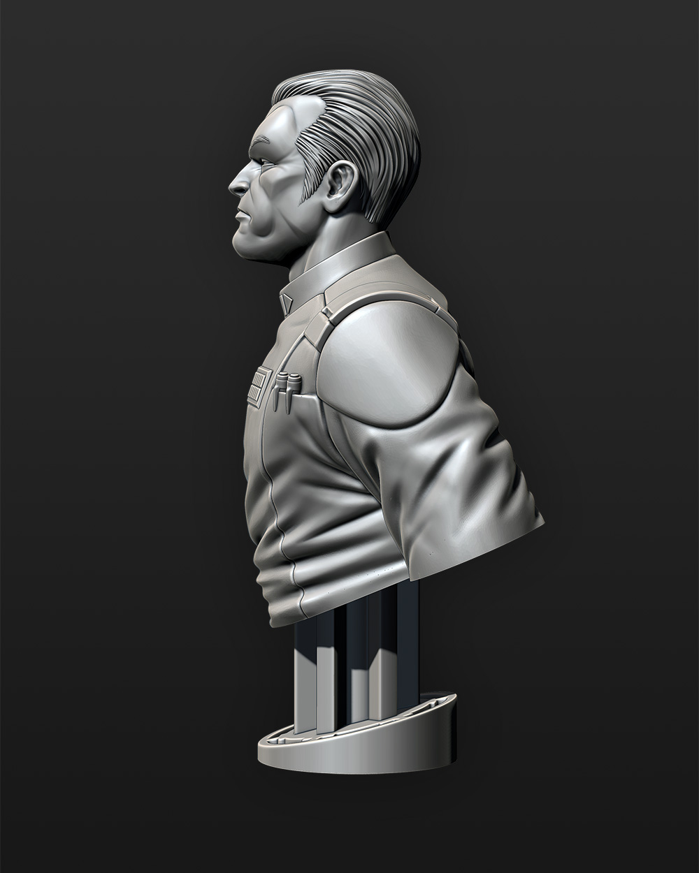 Grand Admiral Thrawn Bust (pre-supported) by Eastman | Download free ...