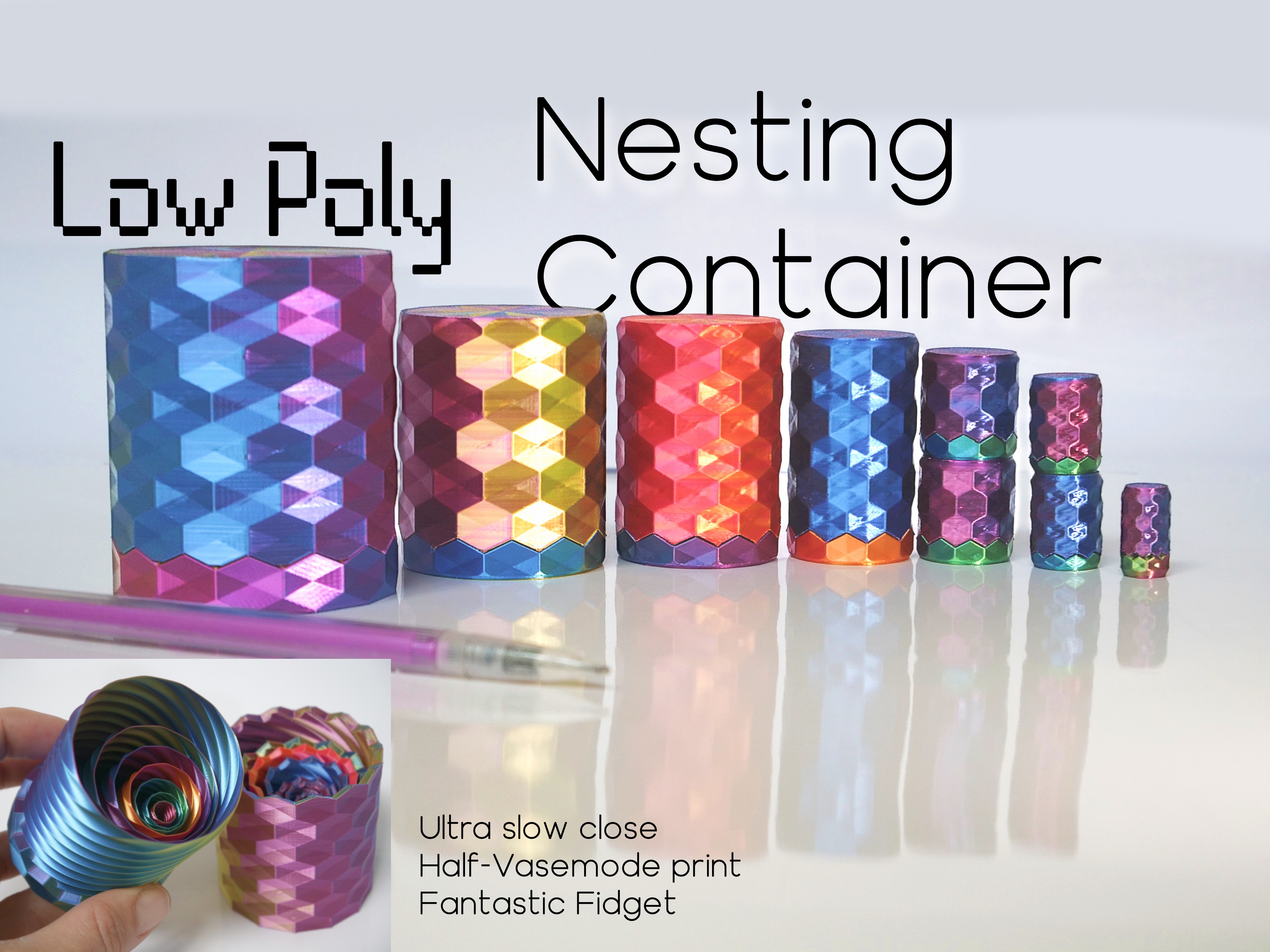 Low Poly Nesting Container