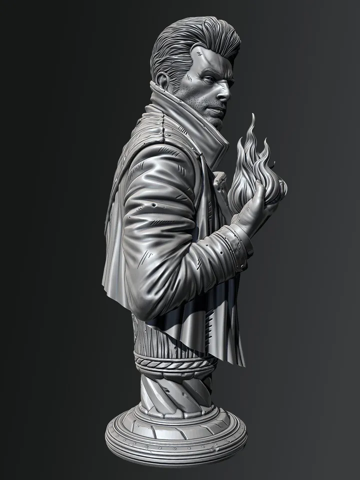 Constantine Bust (pre-supported) by Eastman | Download free STL