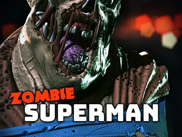 Zombie Superman Bust (pre-supported)
