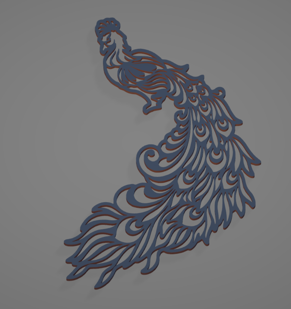 Phoenix from Vector image model
