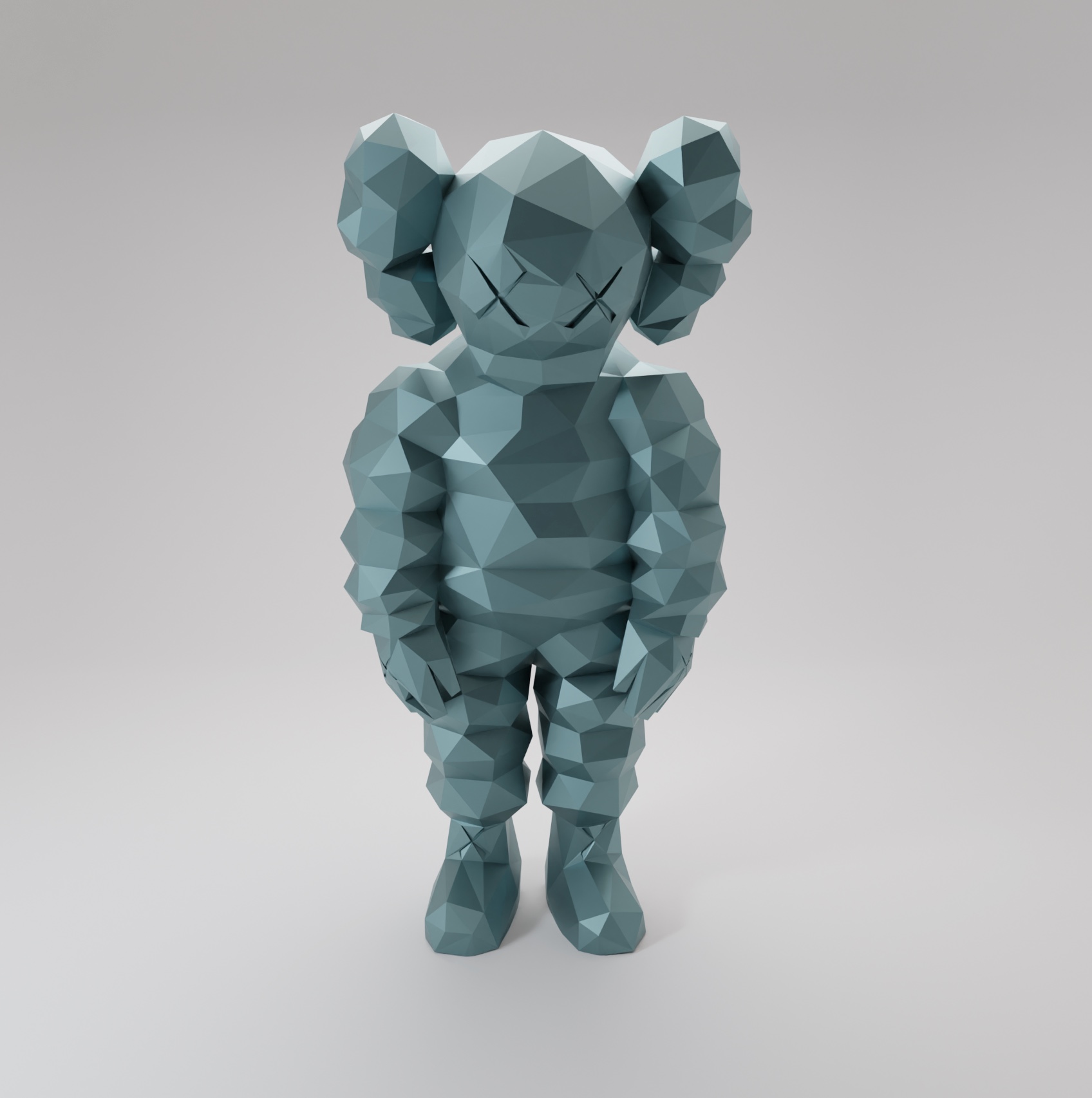 KAWS Inspired Figures - Low-Poly (XX) by ProdByLGCY | Download 