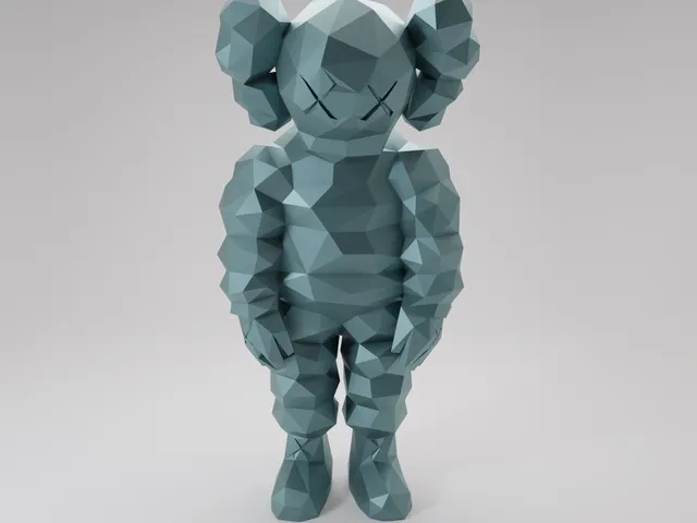 KAWS Inspired Figures - Low-Poly (XX)