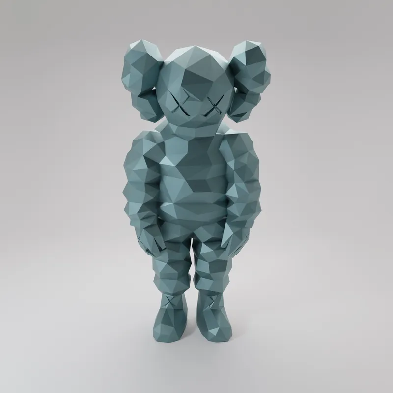 KAWS Inspired Figures - Low-Poly (XX) by ProdByLGCY | Download free STL  model | Printables.com