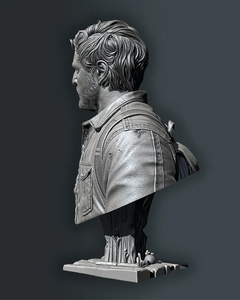 Busto de Dom Pedro II free 3D model 3D printable