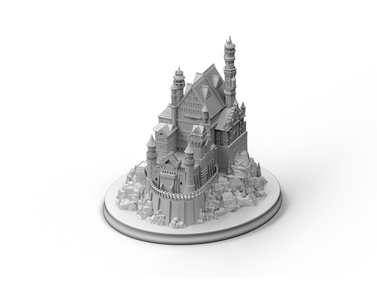 Miniatura 2 do modelo 3D Neuschwanstein Castle
