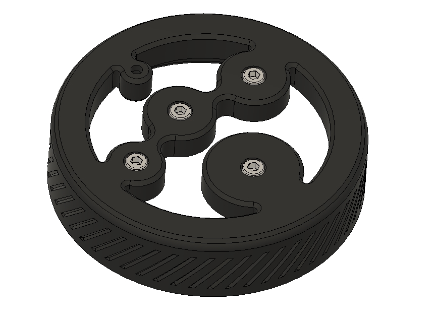 Umikot Spin Ring V2rc1 Hex Socket Cap Screw - REMIX 3D model thumbnail