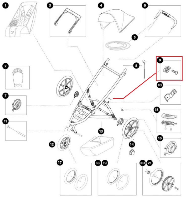 Thule Urban Glide anchor