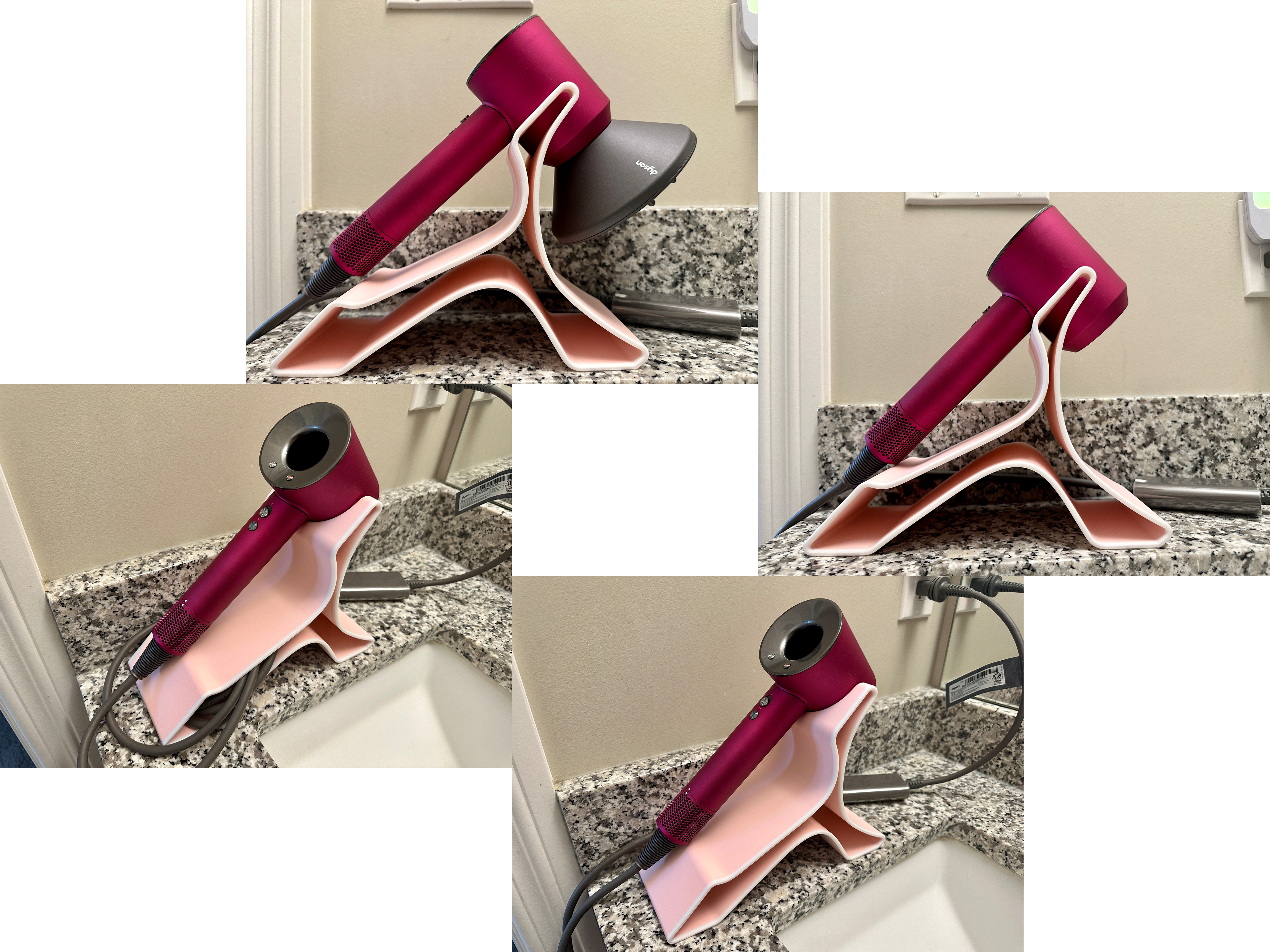 STL file Dyson Supersonic Hair Dryer Stand 💇・Model to download and 3D  print・Cults