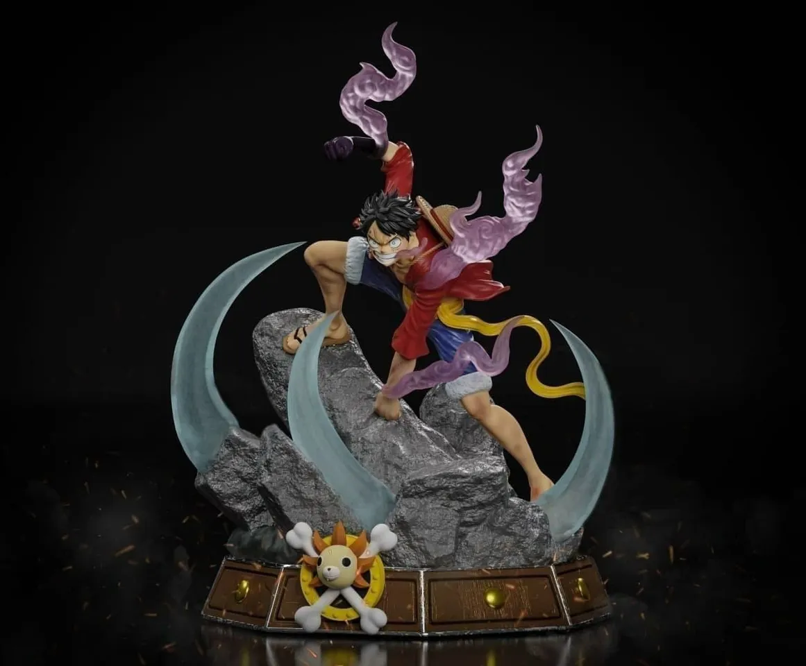 STL file Litophane Luffy One Piece 💬・3D print design to download・Cults