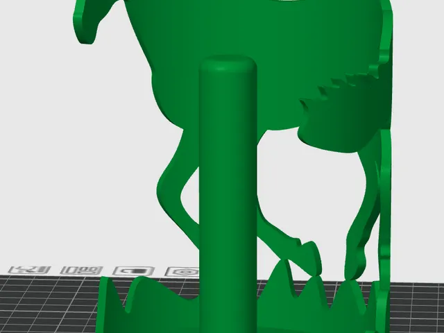 Papertowel holder horse - horse only requires supports