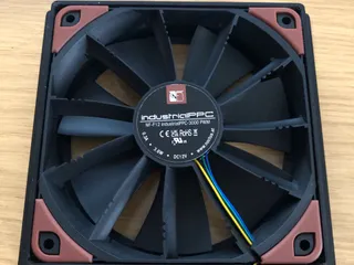 Noctua NF-F12 IndustrialPPC 120mm PC Fan 3D model