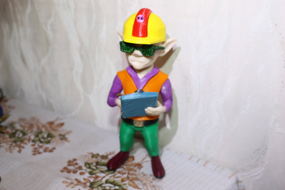 REMIXED Multicolor 155mm Health and Safty Goblin