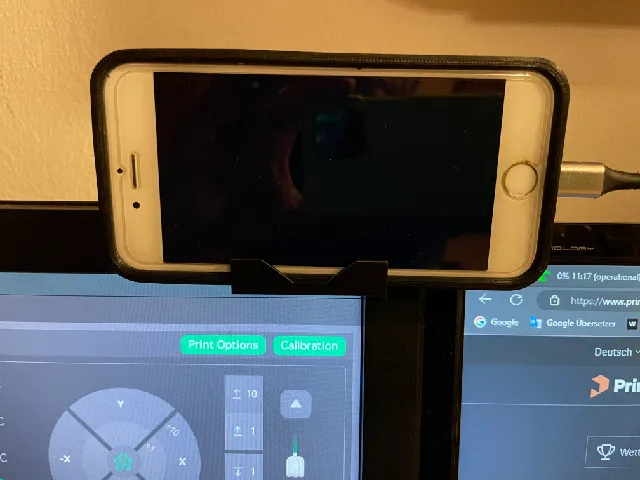 Mobile holder  for flat screen