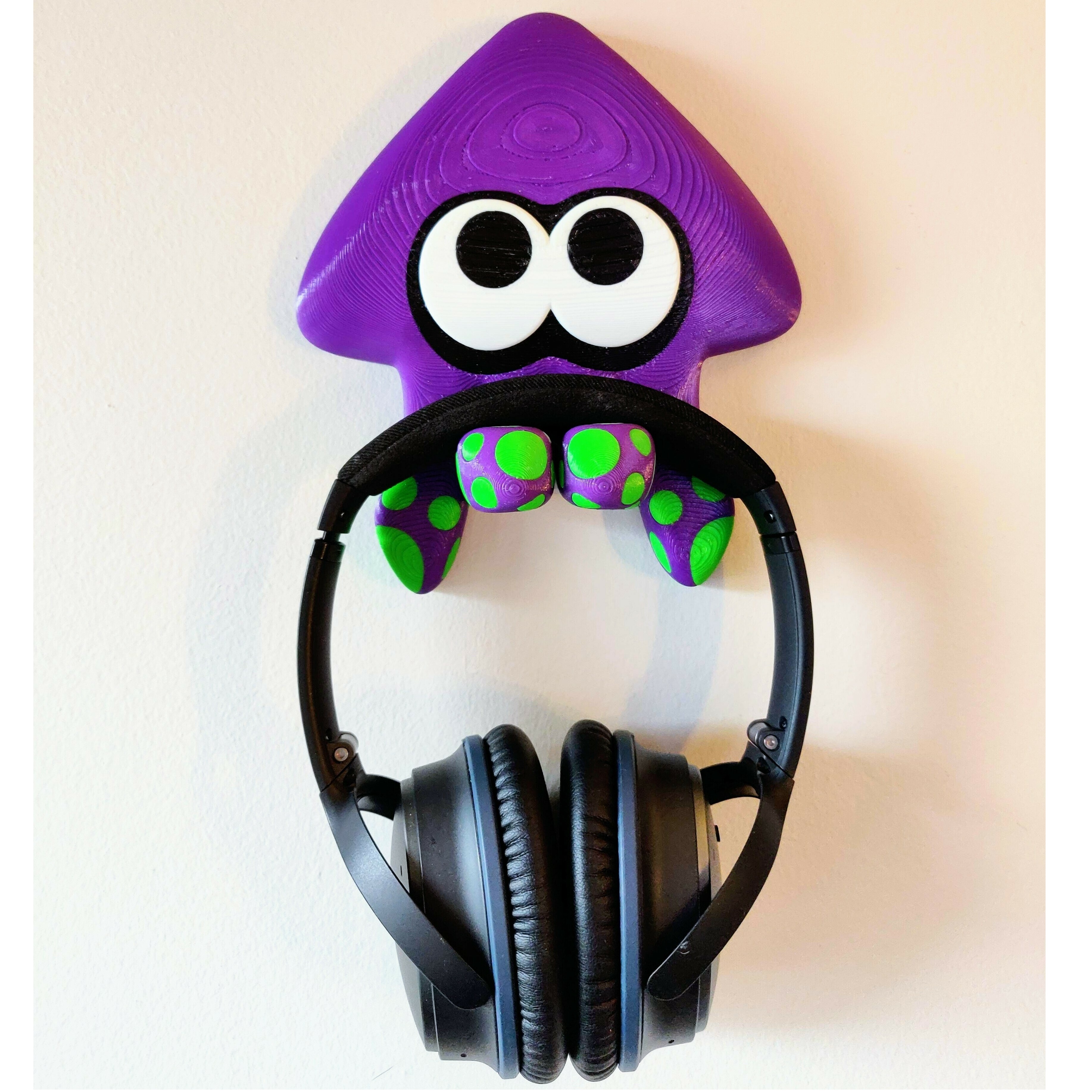 Splatoon Inkling Headphone Hanger Multicolour by 3DPrintDogs